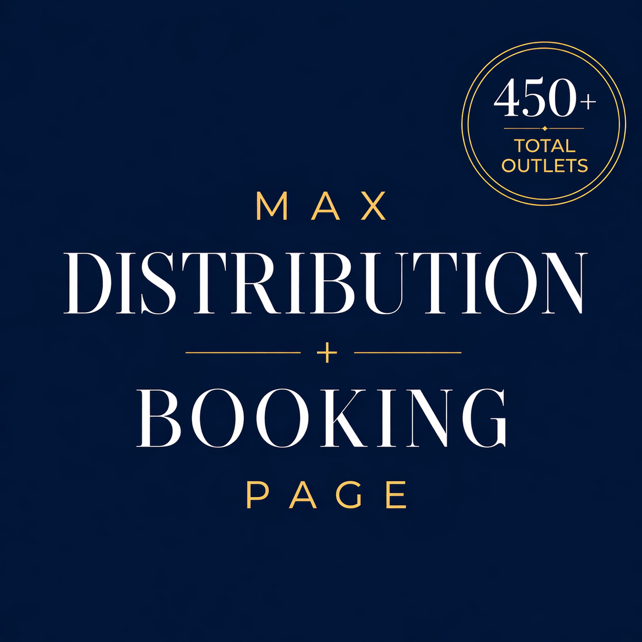 Max Distribution + Booking Page